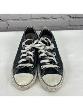 VTG Converse All Stars Black Low-Top Canvas Sneakers Shoes Women’s 8